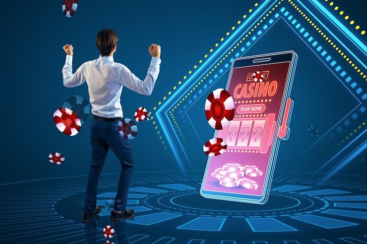 Antarmuka aplikasi mobile situs303 menampilkan pasar olahraga dan permainan live-dealer